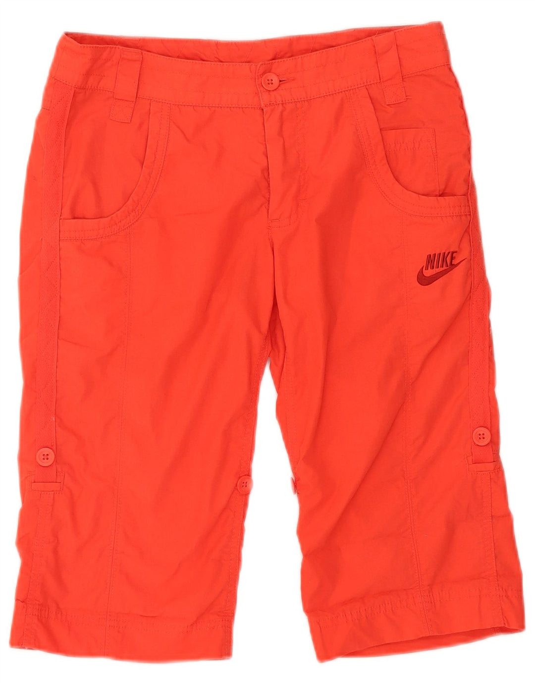 Nike Bermuda Shorts til kvinder UK 10 Small W30 Rød Polyester