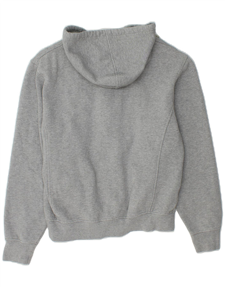 FILA Womens Graphic Zip Hoodie Sweater UK 10 Small Grey Vintage Fila and Second-Hand Fila from Messina Hembry 