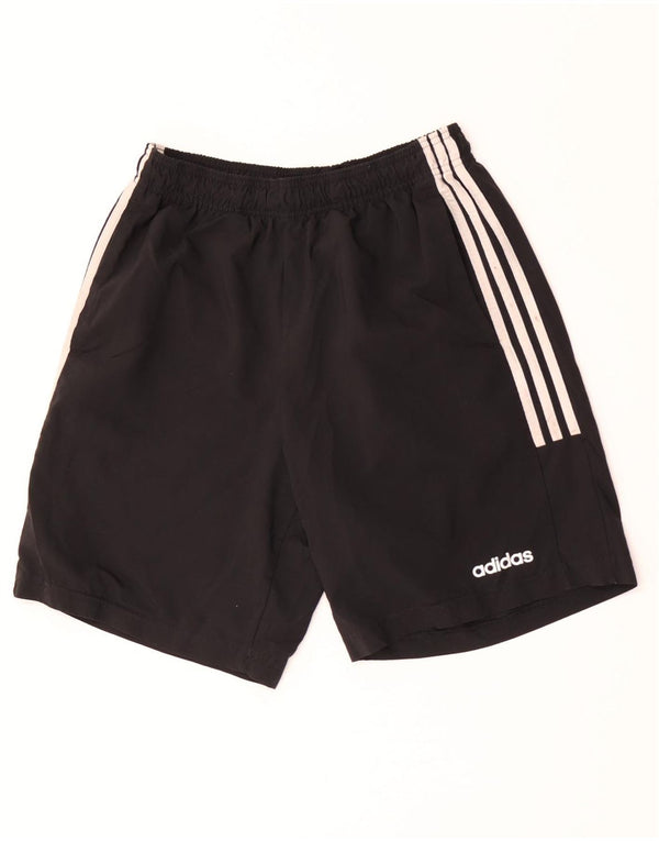 Adidas Herre Sportshorts UK 12 Medium Sort Polyester