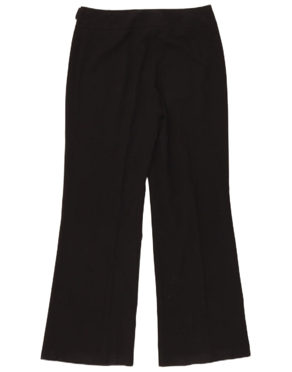 Marks & Spencer Womens Bootcut Casual Trousers UK 10 Small W30 L32 Black