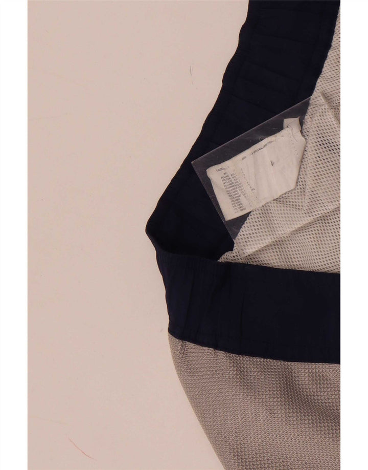 Coast Herre grafiske svømmeshorts Små marineblå Colourblock Polyamid