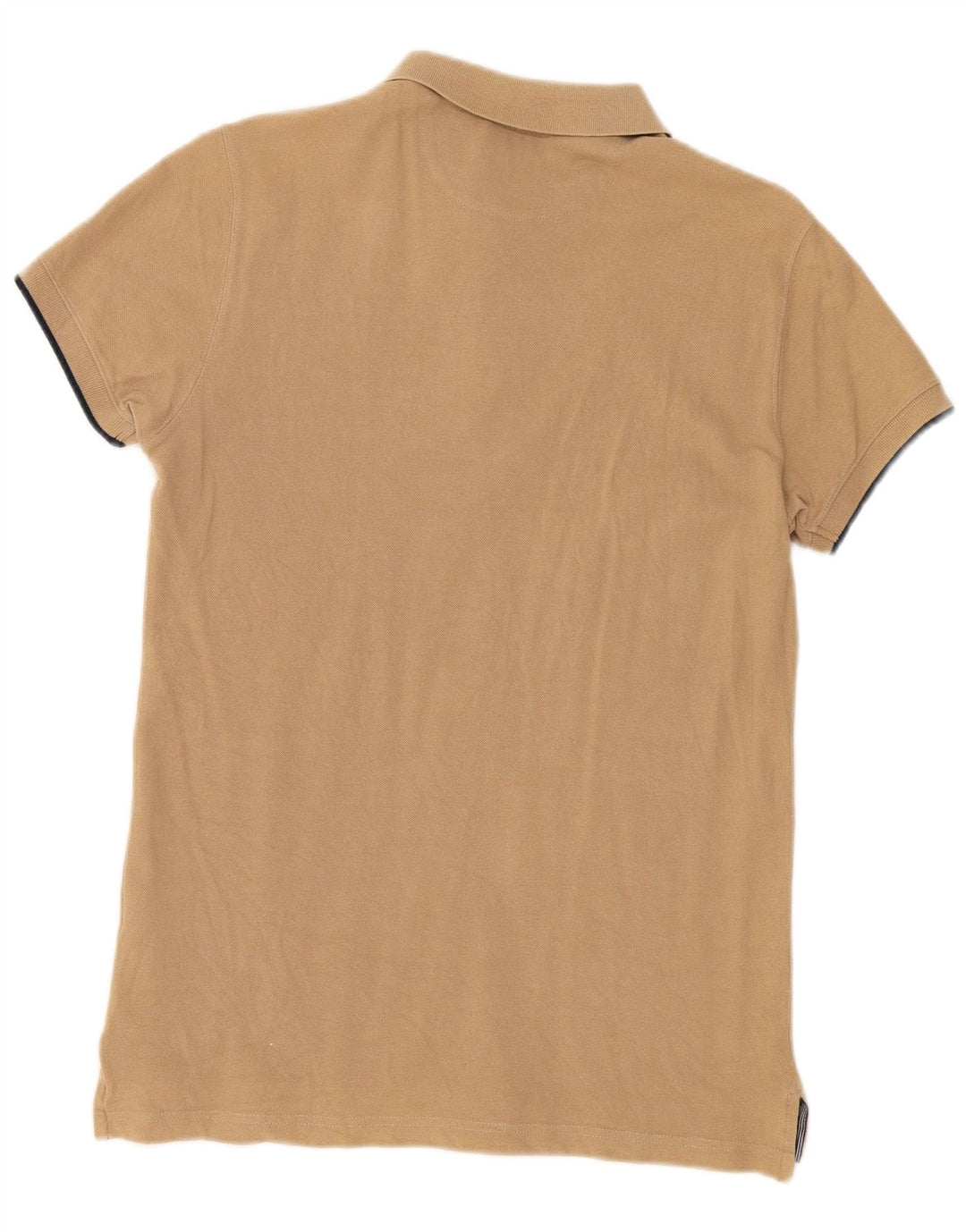 Massimo Dutti Herre Slim Fit Polo Shirt Medium Beige Bomuld