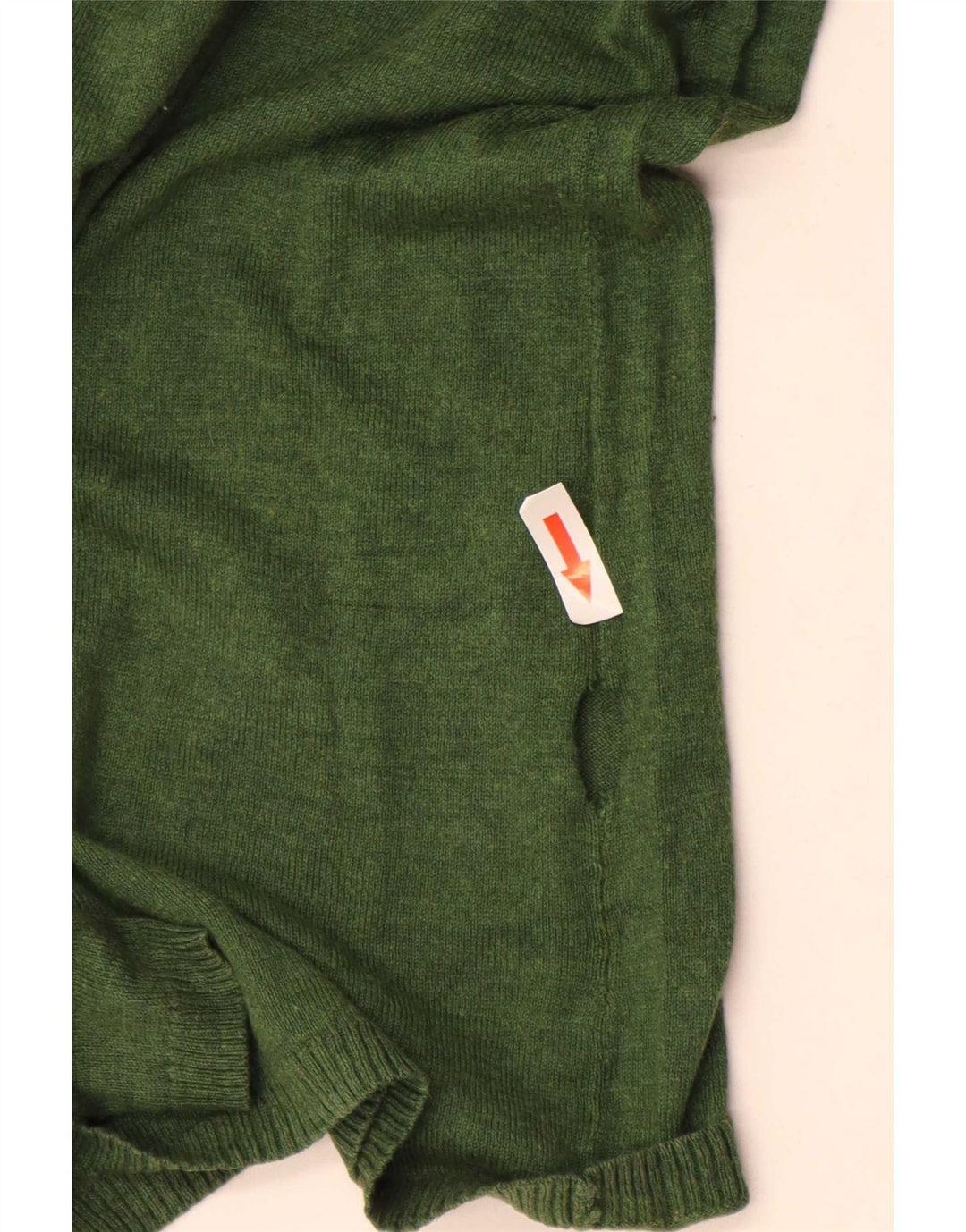 Massimo Dutti Dame Boat Neck Jumper Sweater UK 12 Medium Green Silke