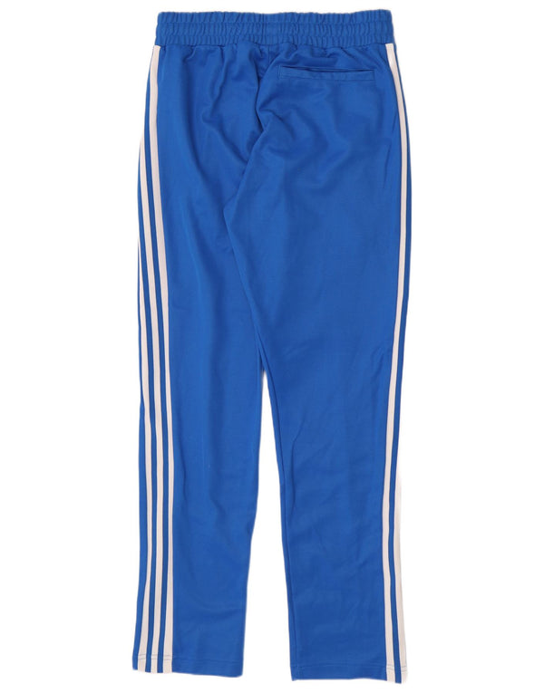 Adidas Mens Tracksuit Trousers Medium Blue Cotton