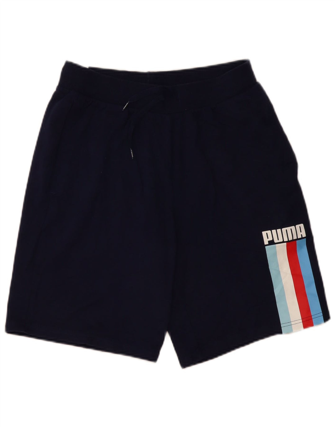 PUMA Grafiske sportsshorts til mænd Medium marineblå bomuld