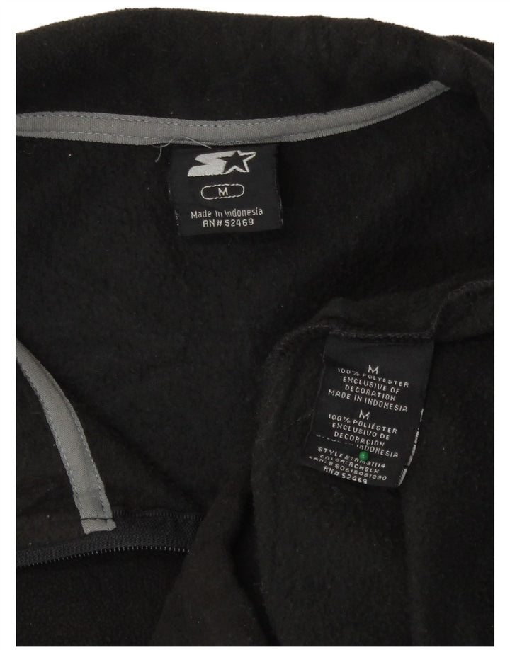 Starter Herre Fleecejakke UK 38 Medium Sort Polyester