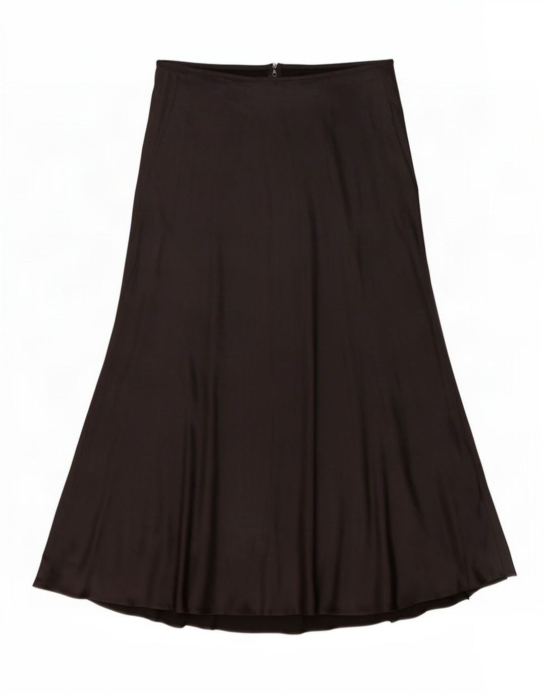 Zara Dame A-Line nederdel Medium W28 Sort Viscose