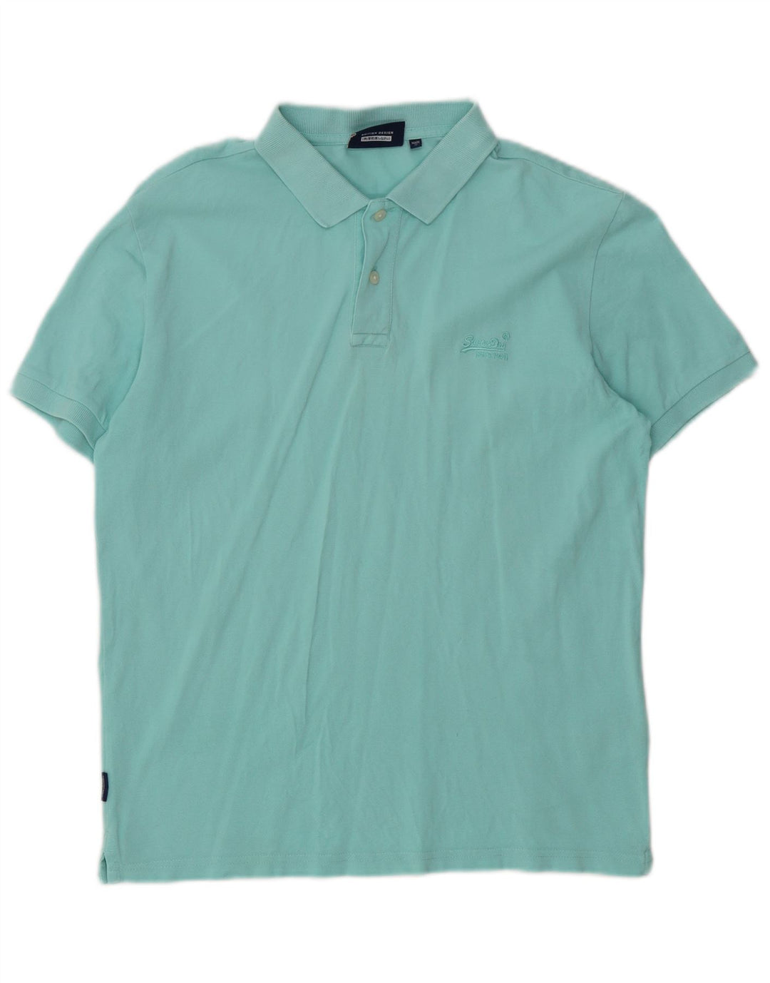 Superdry Polo skjorte til mænd mellemblå bomuld