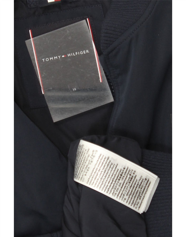 TOMMY HILFIGER Bomberjakke til drenge 13-14 år marineblå polyester