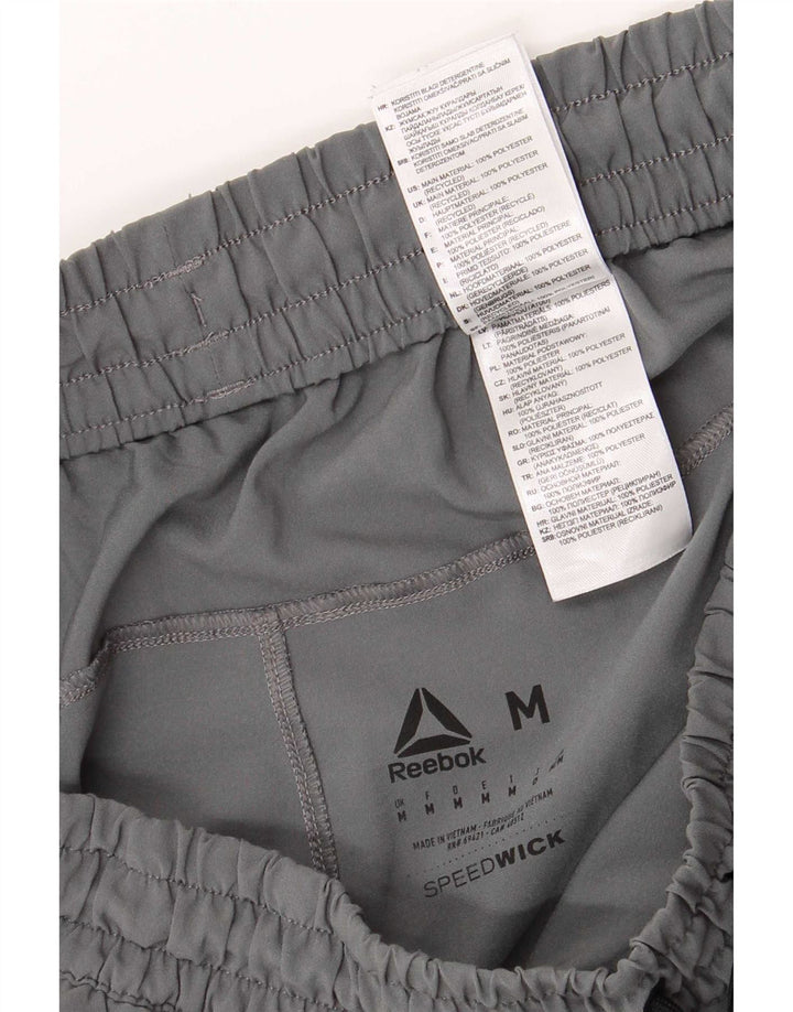 Reebok Herre Regular Sports Shorts Medium Grey Polyester Sports