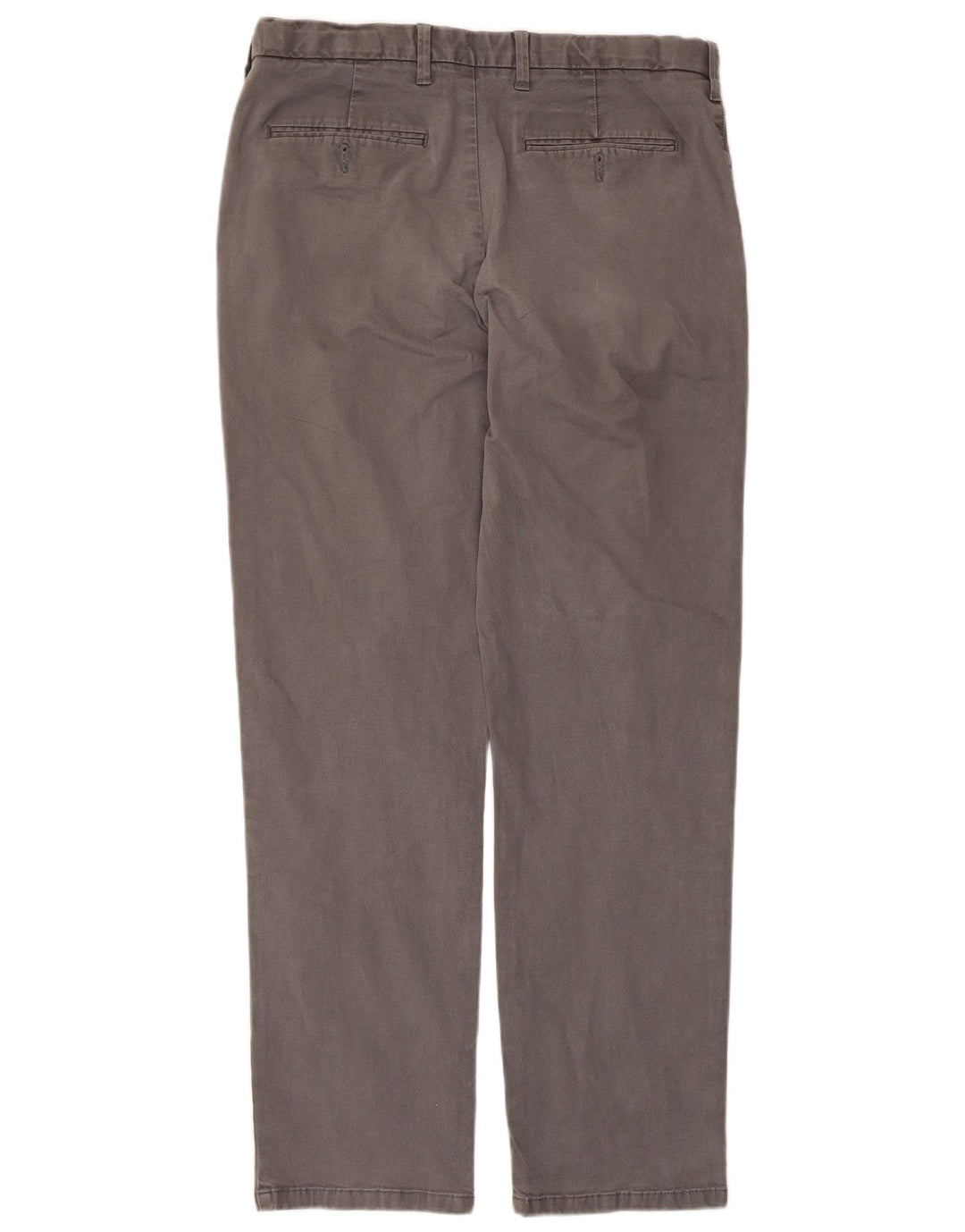 Marks & Spencer Herre Regular Chino Bukser W34 L31 Grå Bomuld