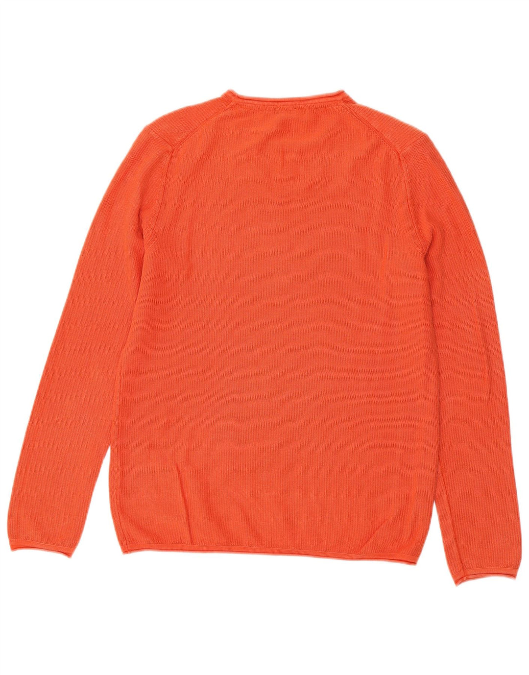 JOOP Herre sweater med rund hals, lille orange