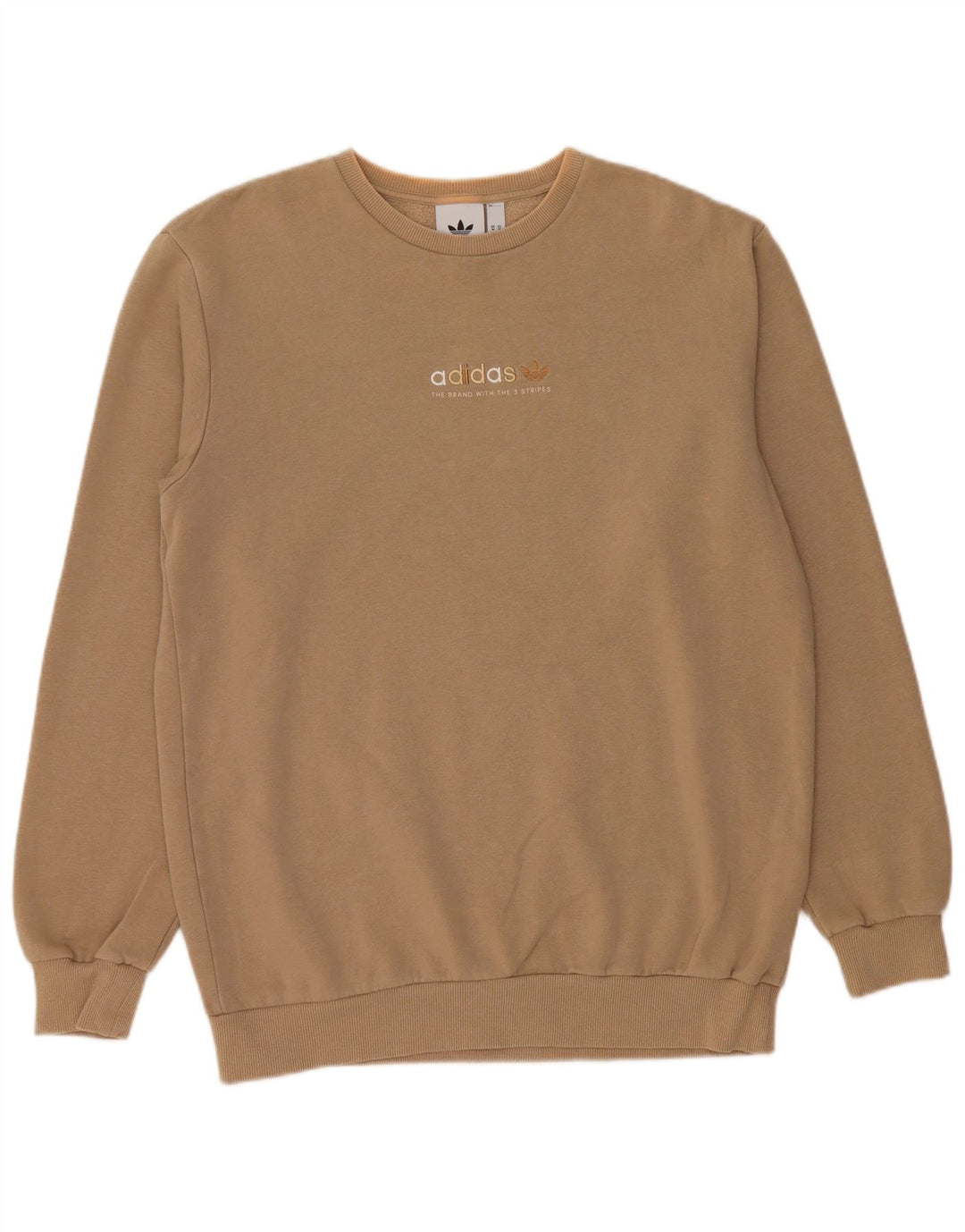 ADIDAS Sweatshirt til mænd Medium Beige Bomuld