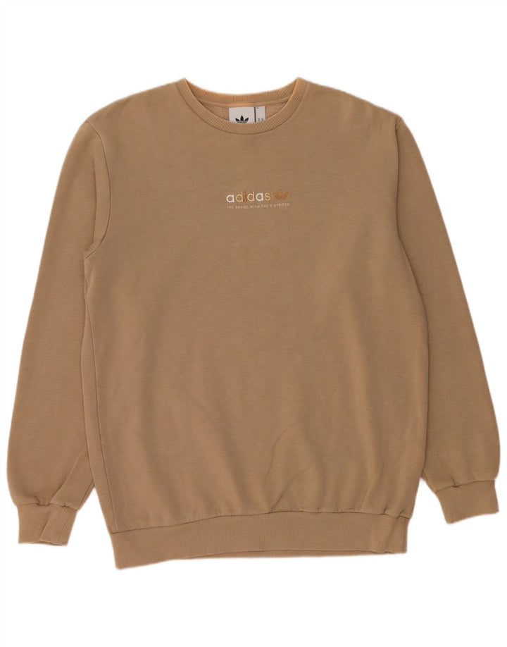 ADIDAS Sweatshirt til mænd Medium Beige Bomuld