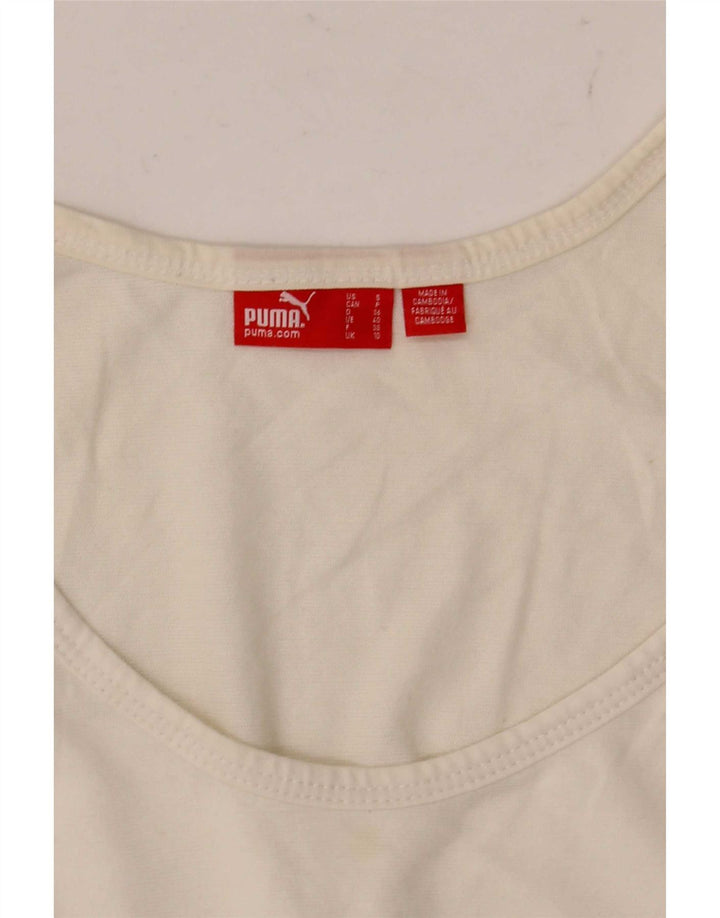 Puma Damevest Top UK 8 Small Off White