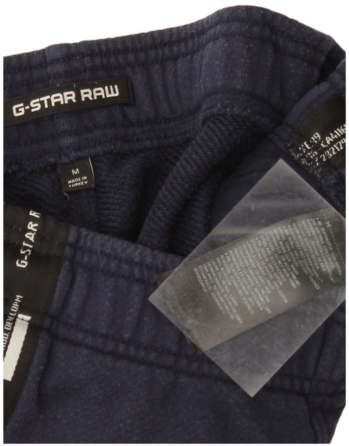 G-STAR Grafiske sportsshorts til mænd Medium marineblå bomuld