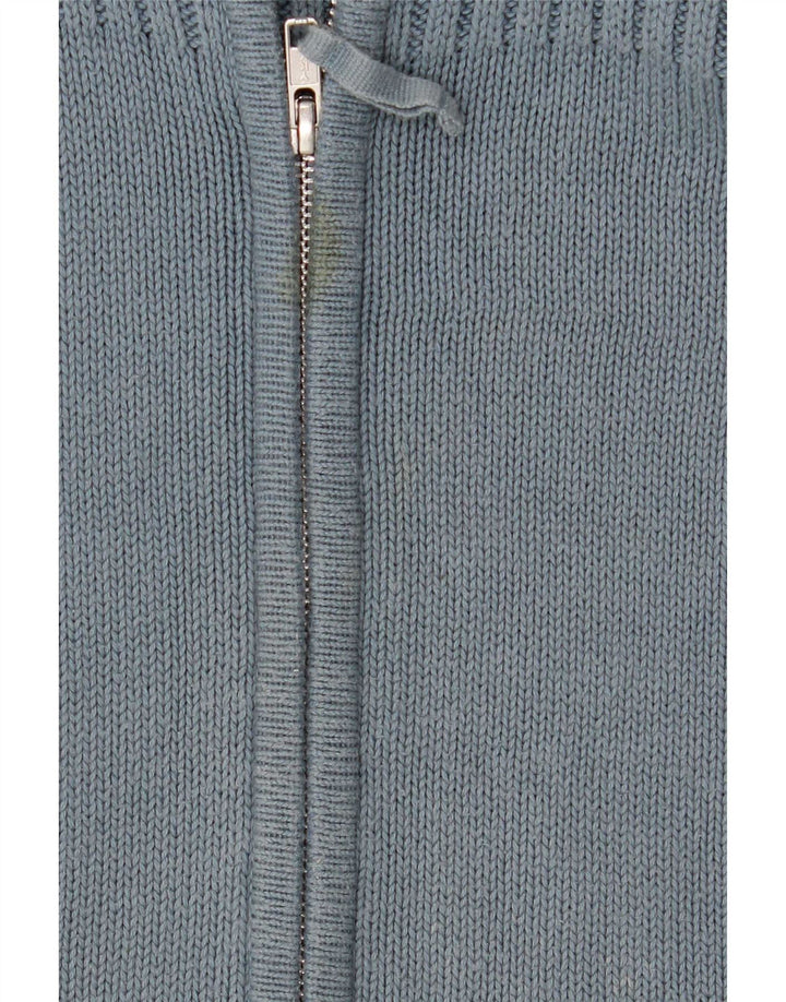 Marks & Spencer Dame Cardigan Sweater UK 16 Large Blue Cotton