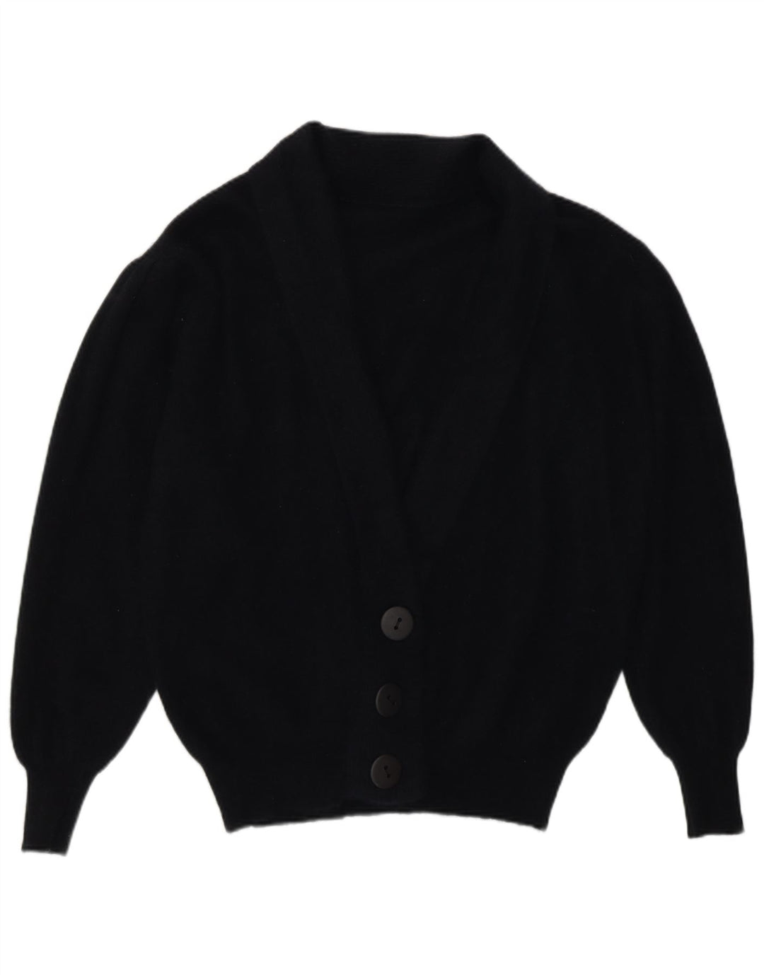 Vintage dame cardigan sweater UK 16 Large Navy Blue