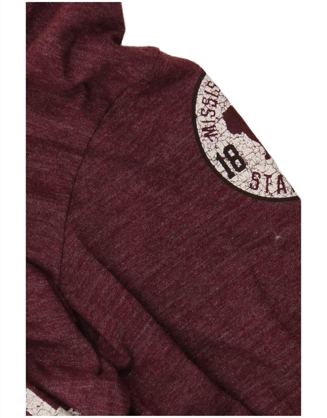 Adidas Herre Grafisk Top Langærmet Medium Burgundy