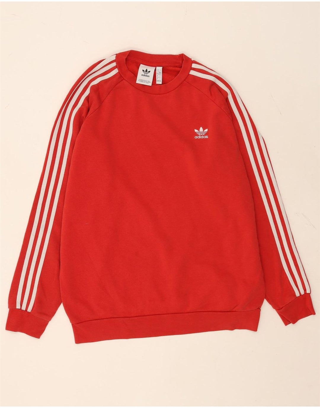 Adidas Sweatshirt til mænd, stor rød bomuld