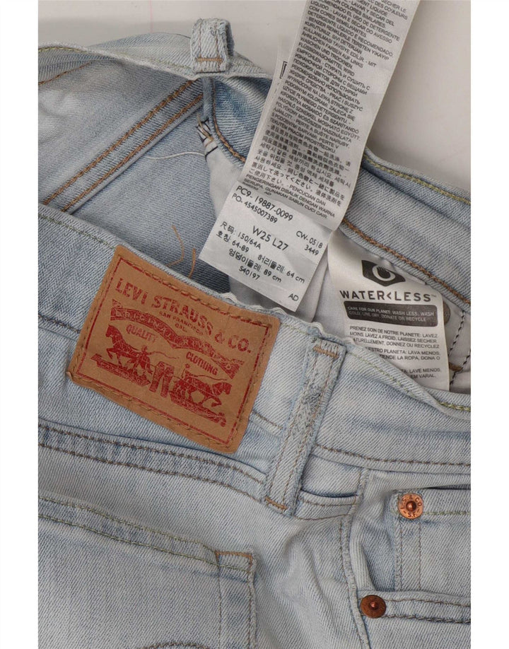 Levi's Womens Boyfriend Slim Jeans W25 L27 Blå Bomuld