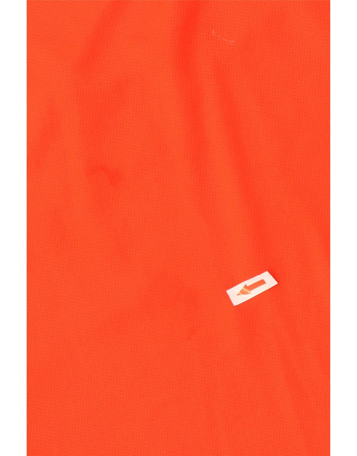 Adidas Herre Climalite T-Shirt Top Stor Orange Polyester