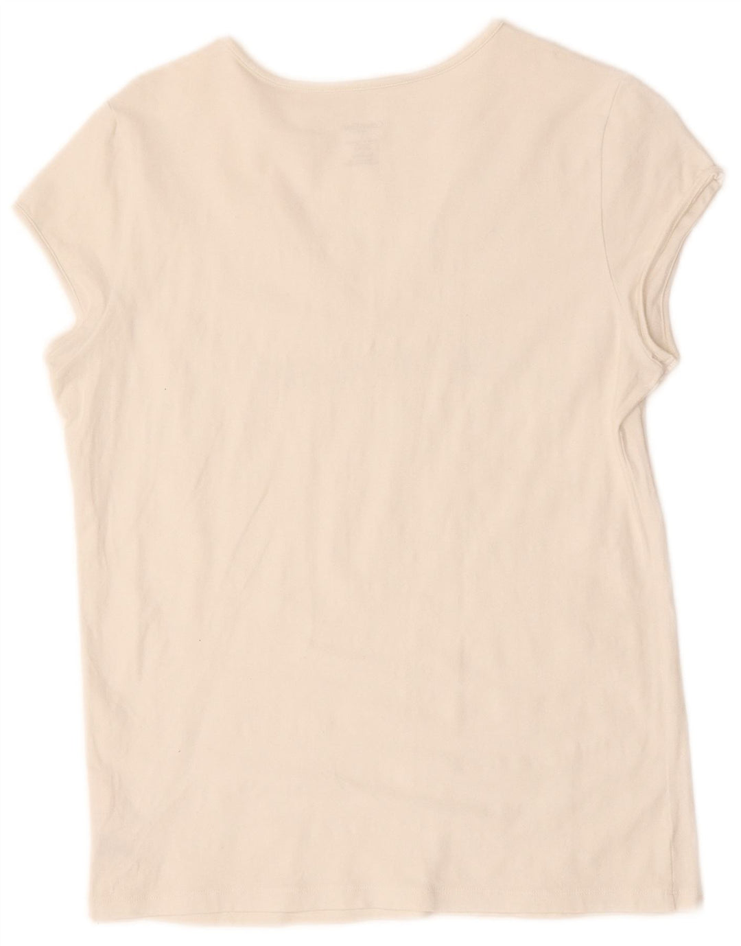 CALVIN KLEIN Womens Graphic T-Shirt Top UK 14 Large White