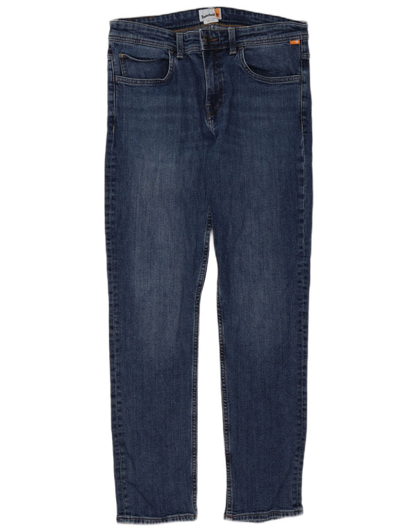 Timberland Mens Slim Jeans W33 L32 Blå Bomuld