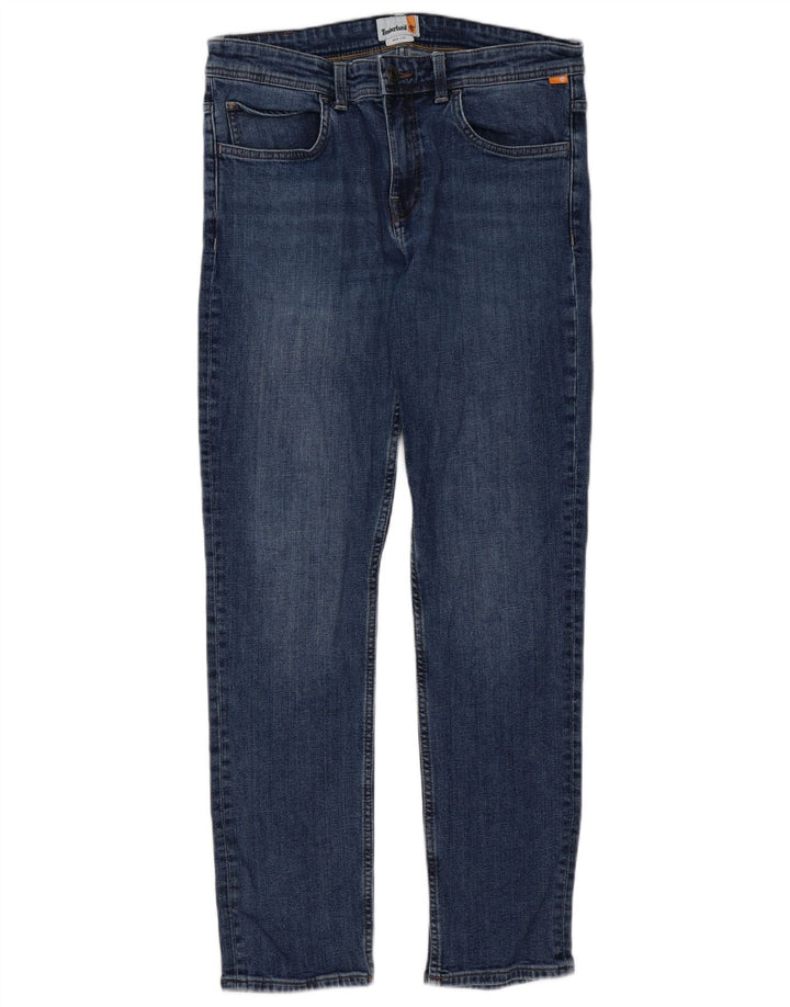 Timberland Mens Slim Jeans W33 L32 Blå Bomuld