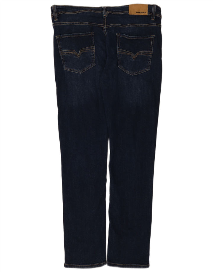 Diesel Dame Slim Jeans W36 L31 Blå Bomuld