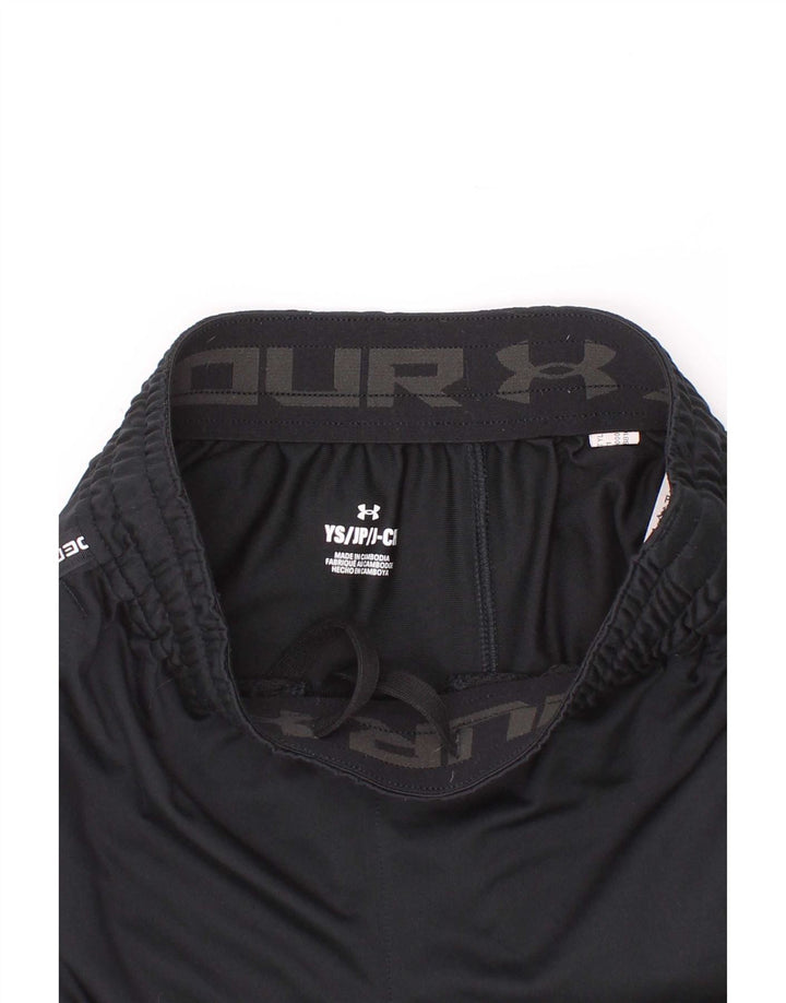 Under Armour drenge grafiske sportsshorts 7-8 år Lille sort polyester