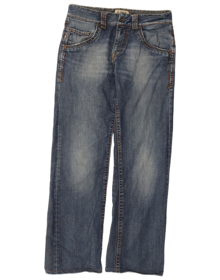 TOMMY HILFIGER Herre Gage Bootcut Jeans W32 L31 Blå Bomuld