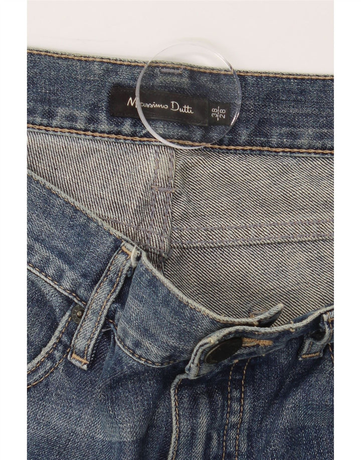 MASSIMO DUTTI Mens Distressed Jeans W38 L32 Blue Cotton Vintage Massimo Dutti and Second-Hand Massimo Dutti from Messina Hembry 
