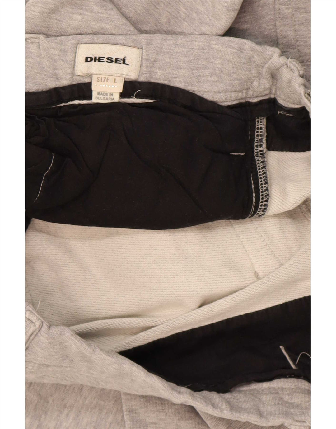 Diesel Herre Lige Casual Bukser Large W34 L34 Grå