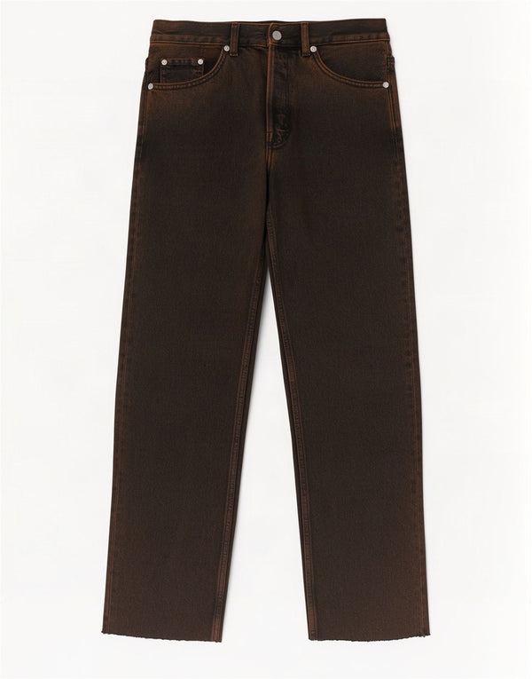 Cos Herre Mid Rise Straight Jeans W29 L28 Brun