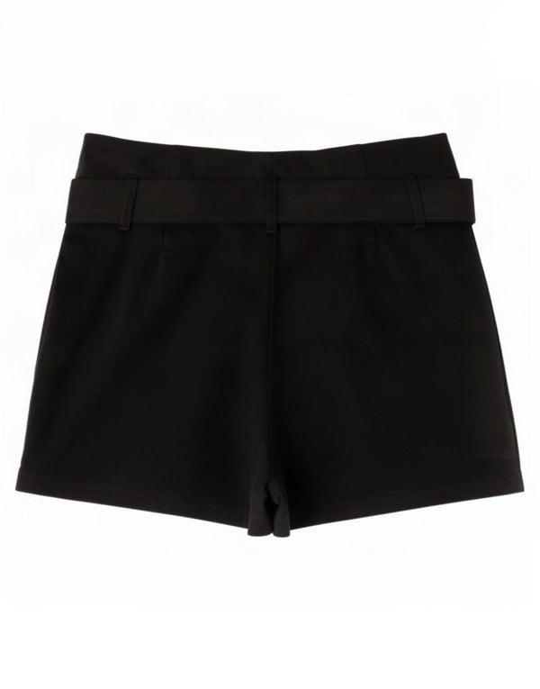 Zara højtaljede chinoshorts til kvinder Small W26 Sort