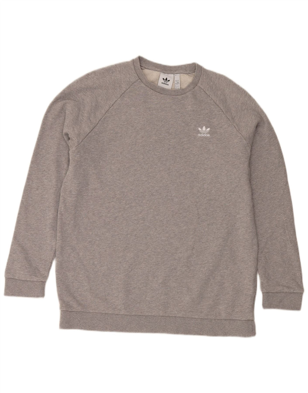 Adidas Sweatshirt Jumper til mænd XL Grå Flecked Bomuld