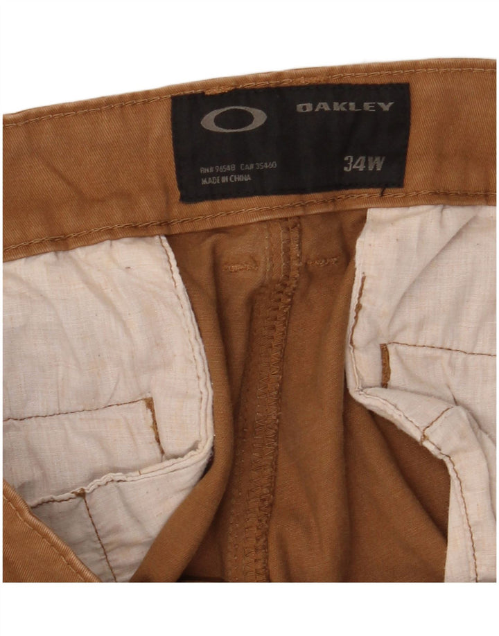 Oakley Herre Straight Chino Bukser W34 L33 Brun