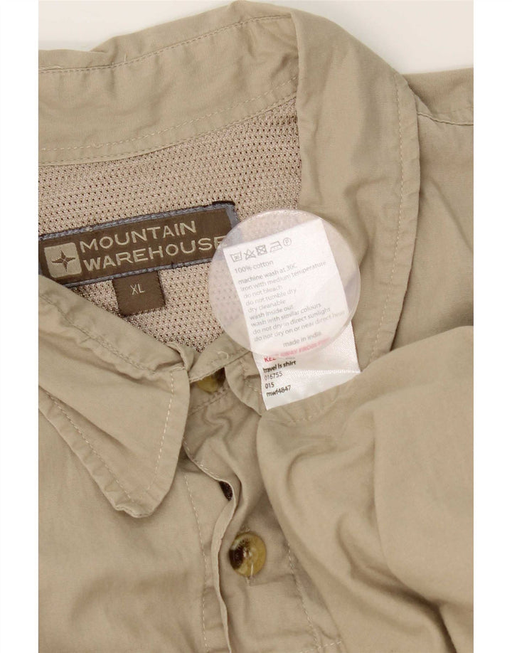 Mountain Warehouse Herreskjorte XL Beige Bomuld