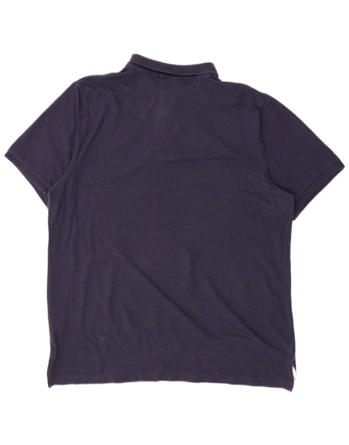 NIKE herre poloshirt XL marineblå bomuld