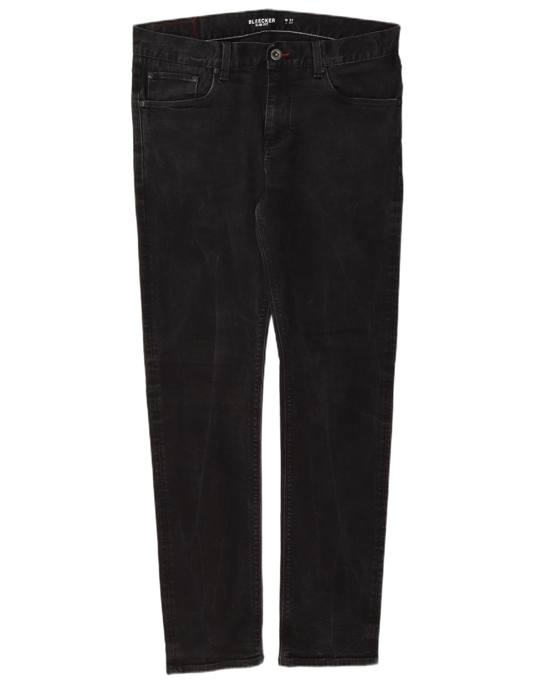 Wrangler Herre Bleecker Slim Jeans W34 L34 Grå Bomuld