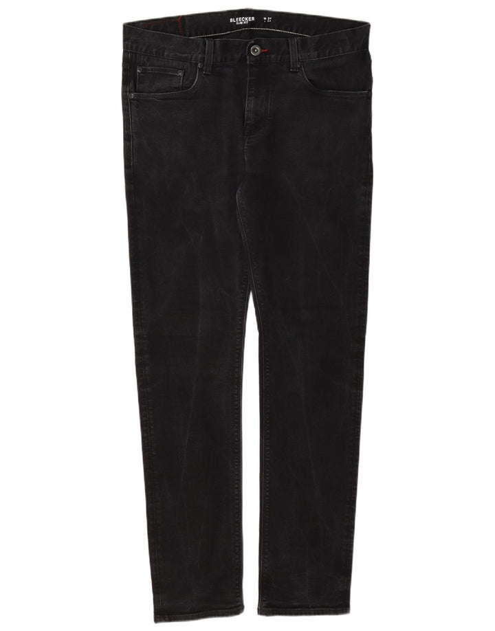 Wrangler Herre Bleecker Slim Jeans W34 L34 Grå Bomuld