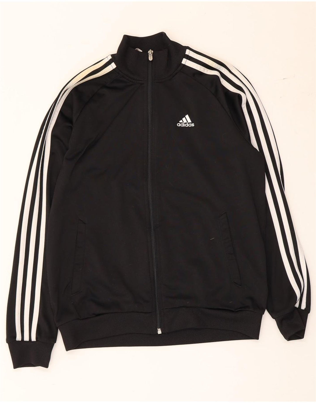 Adidas drenge Clima 365 træningsdragt topjakke 11-12 år sort polyester