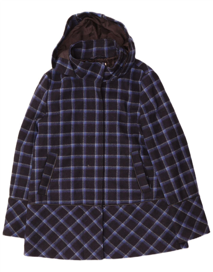 ESPRIT Vindjakke med hætte til kvinder UK 14 Medium Black Check