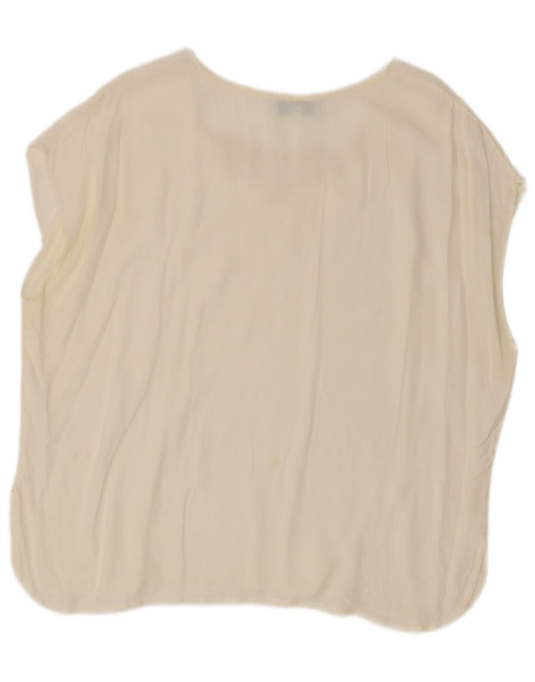 Fiori di Chiara Damebluse Top IT 50 XL Hvid blomsteracetat