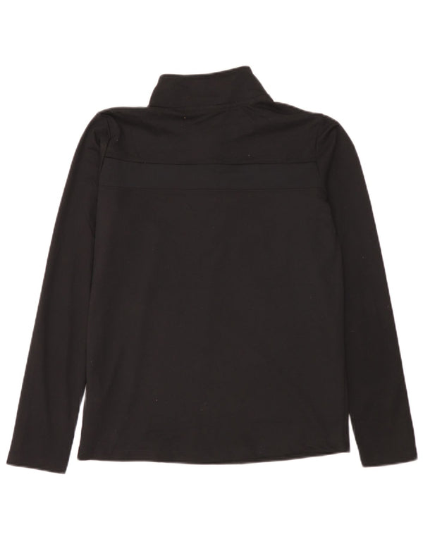 Nike Boys Dri Fit Pullover med lynlås-hals træningsdragt Top 13-14 år XL Sort