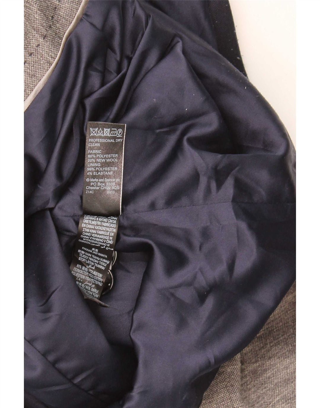 Marks & Spencer Dame Autograph 2 Button Blazer Jacket UK 12 Medium Grey