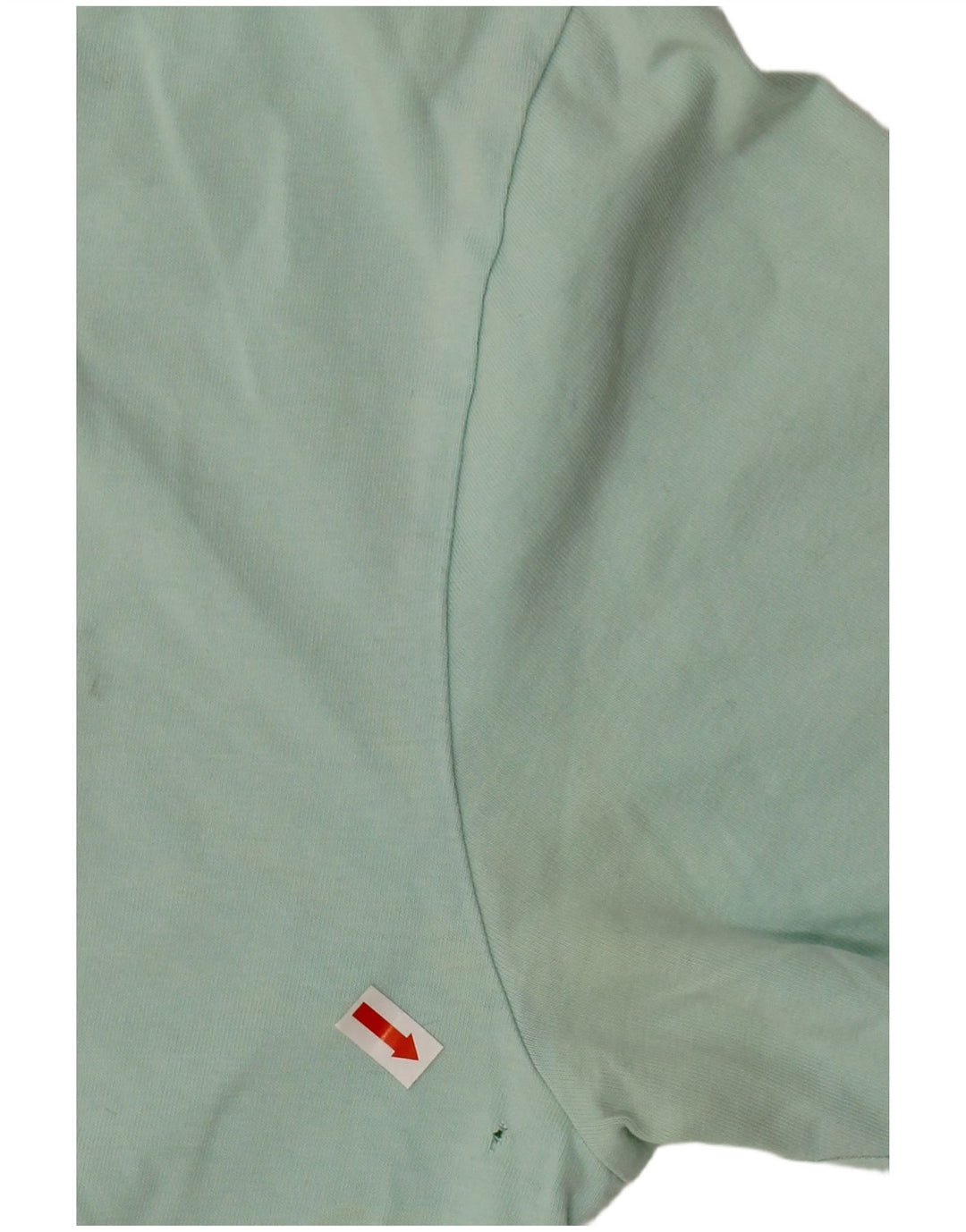 NEW BALANCE Dame grafisk T-shirt Top UK 14 Medium Grøn Bomuld