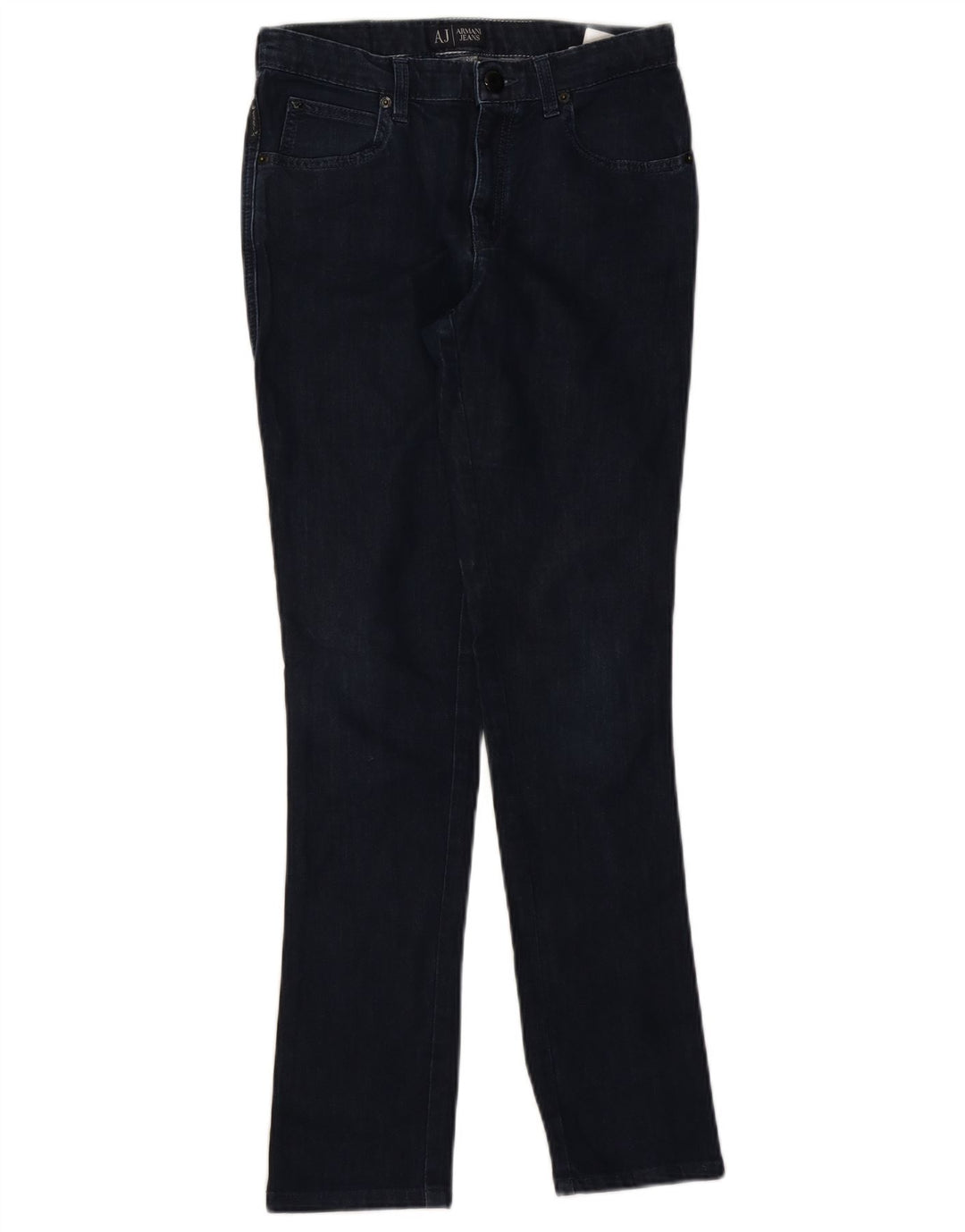 Armani Dame Slim Jeans W30 L29 Marineblå Bomuld