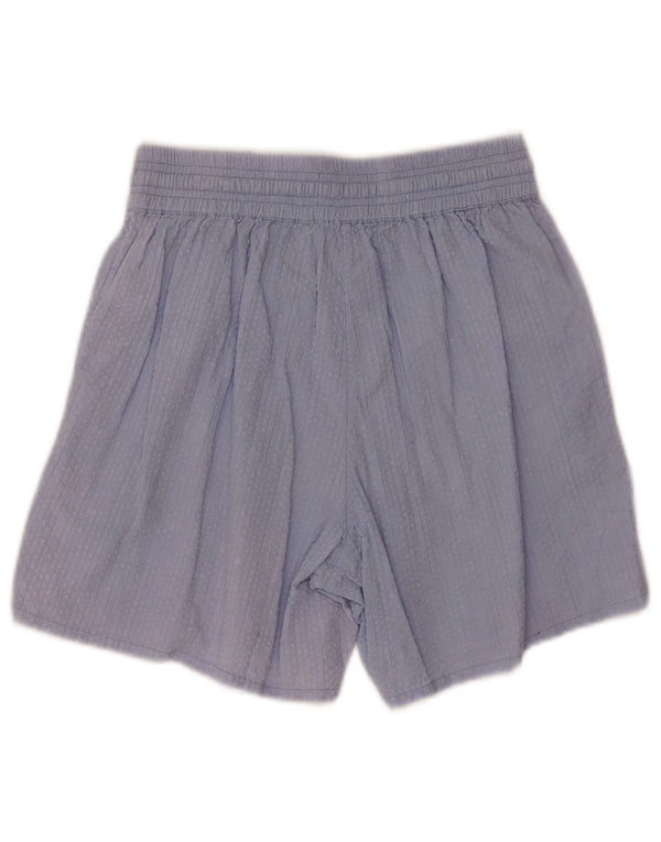 Fat Face Kvinder Casual Shorts UK 6 XS W25 Blå Bomuld